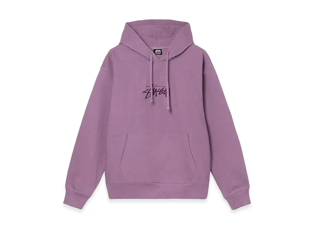 Stussy Stock Logo Applique Hoodie "Orchid"
