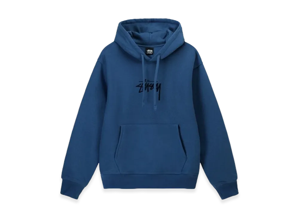 Stussy Stock Logo Applique Hoodie "Midnight"