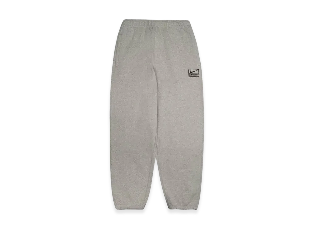 Stussy x Nike Fleece Pants (Asia Size) "Grey" DO9341-063