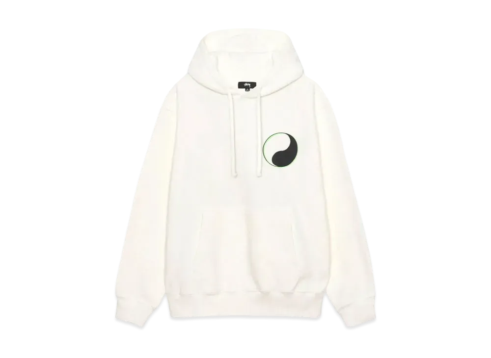 Stussy x Our Legacy Drop Shadow Pigment Dyed Hoodie "White"