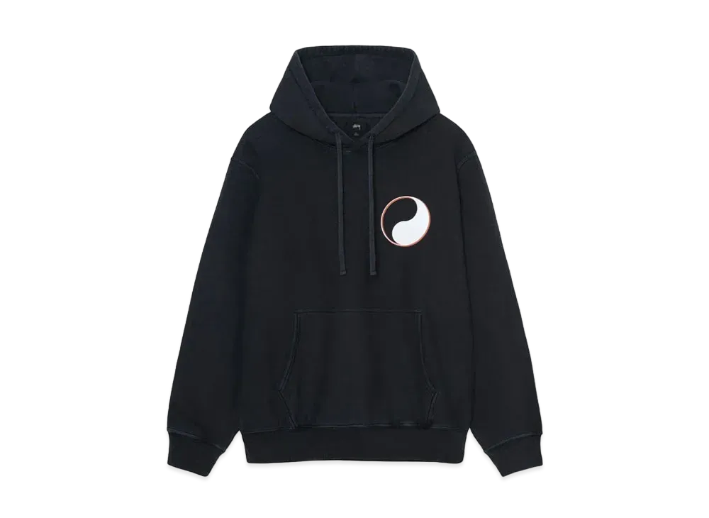 Stussy x Our Legacy Drop Shadow Pigment Dyed Hoodie "Black"