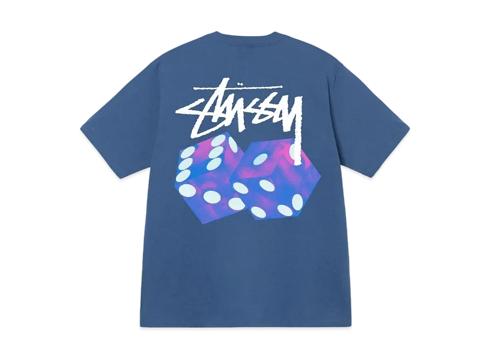 Stussy Diced Out Tee "Navy"