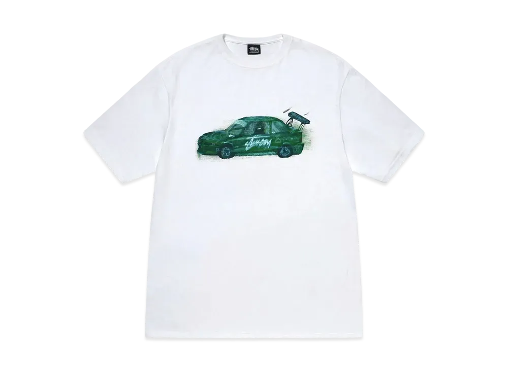 Stussy Racecar Tee "White"