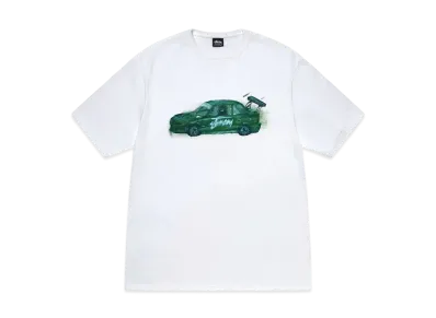 Stussy Racecar Tee "White"