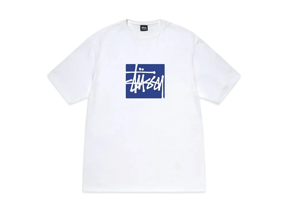 Stussy Stock Box Tee "White"