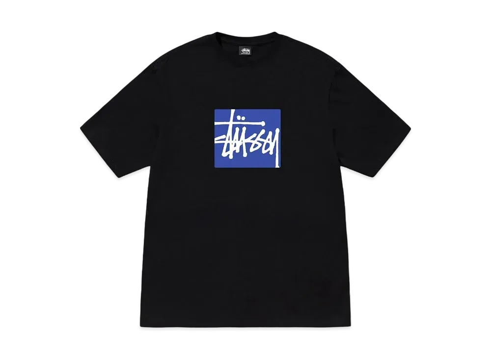 Stussy Stock Box Tee "Black"