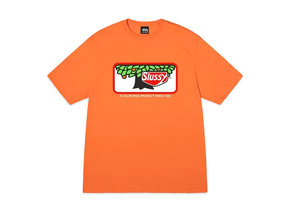 Stussy Orchard Tee "Coral"