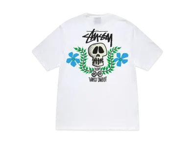 Stussy Skull Crest Tee "White"