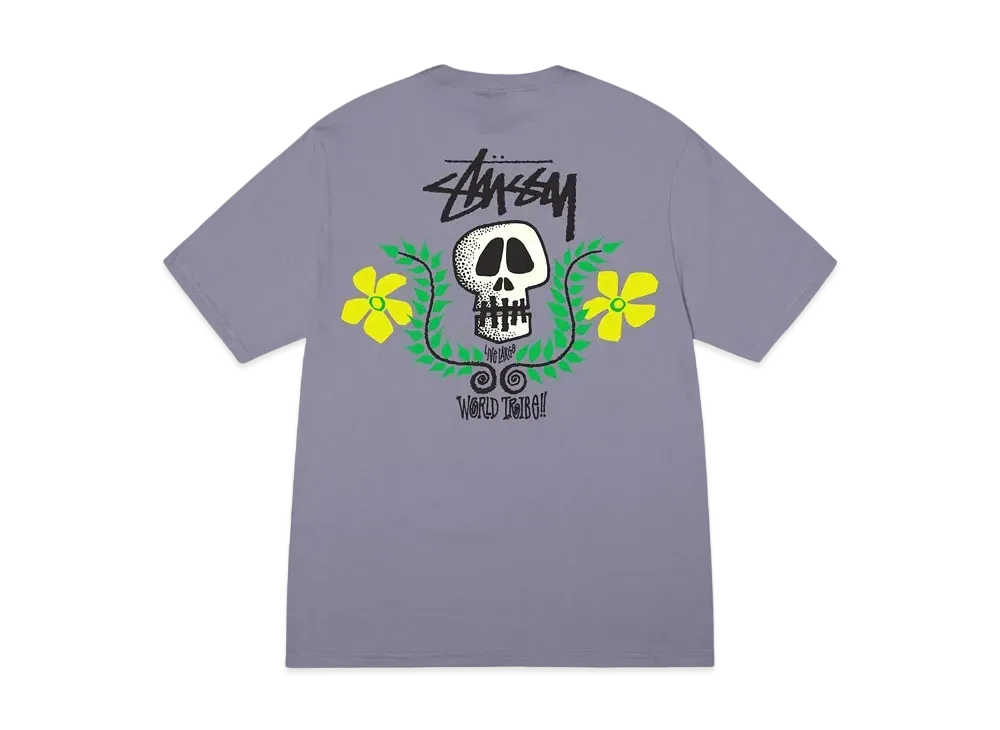 Stussy Skull Crest Tee "Mauve"