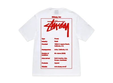 Stussy Wiki Tee "White"