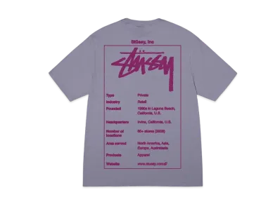 Stussy Wiki Tee "Mauve"