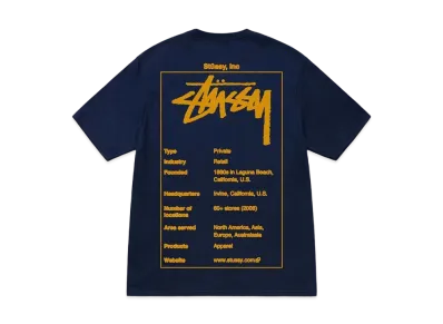 Stussy Wiki Tee "Navy"