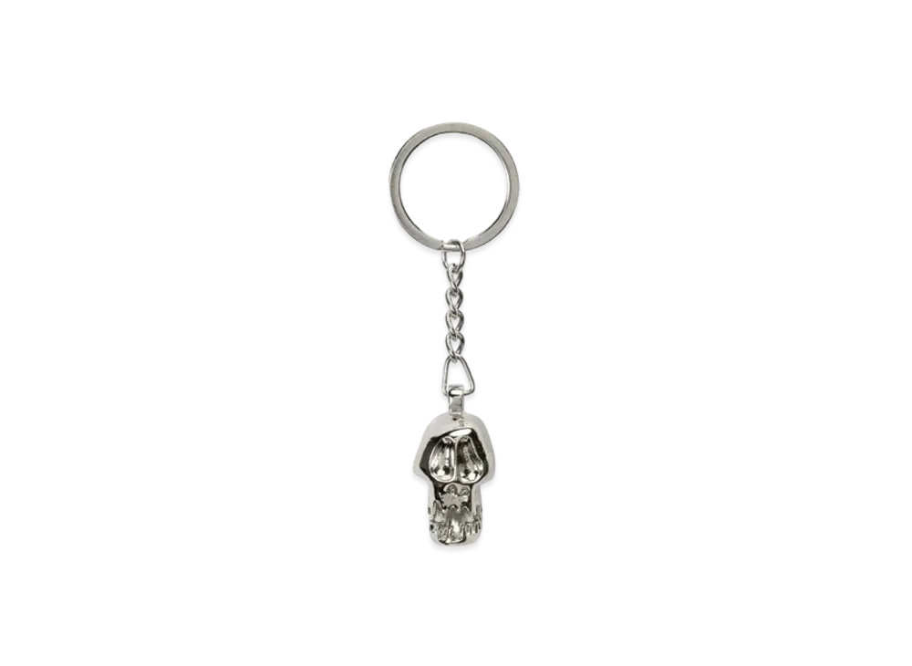 Stussy Metal Skull Keychain "Silver"