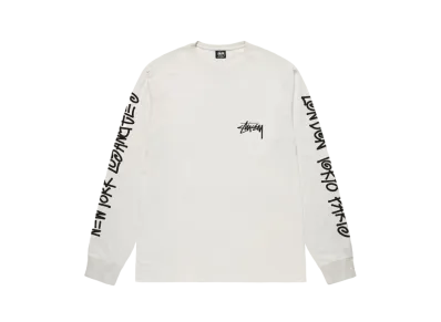 Stussy Big Cities LS Tee Pigment Dyed "Natural"