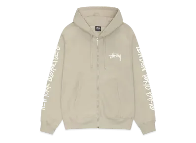 Stussy Big Cities Zip Hoodie "Khaki"