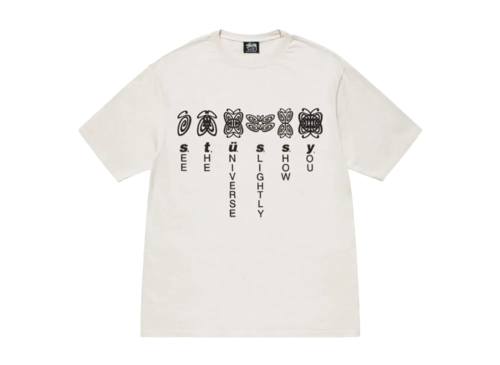 Stussy Universe Tee Pigment Dyed "Natural"