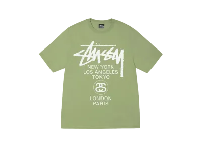 Stussy World Tour Tee "Moss"
