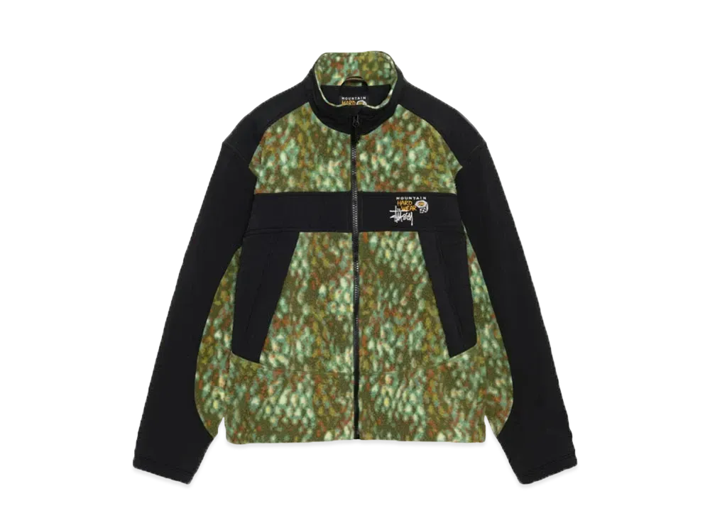 Stussy x Mountain Hardwear Fleece Jacket "Groves Scale Print"