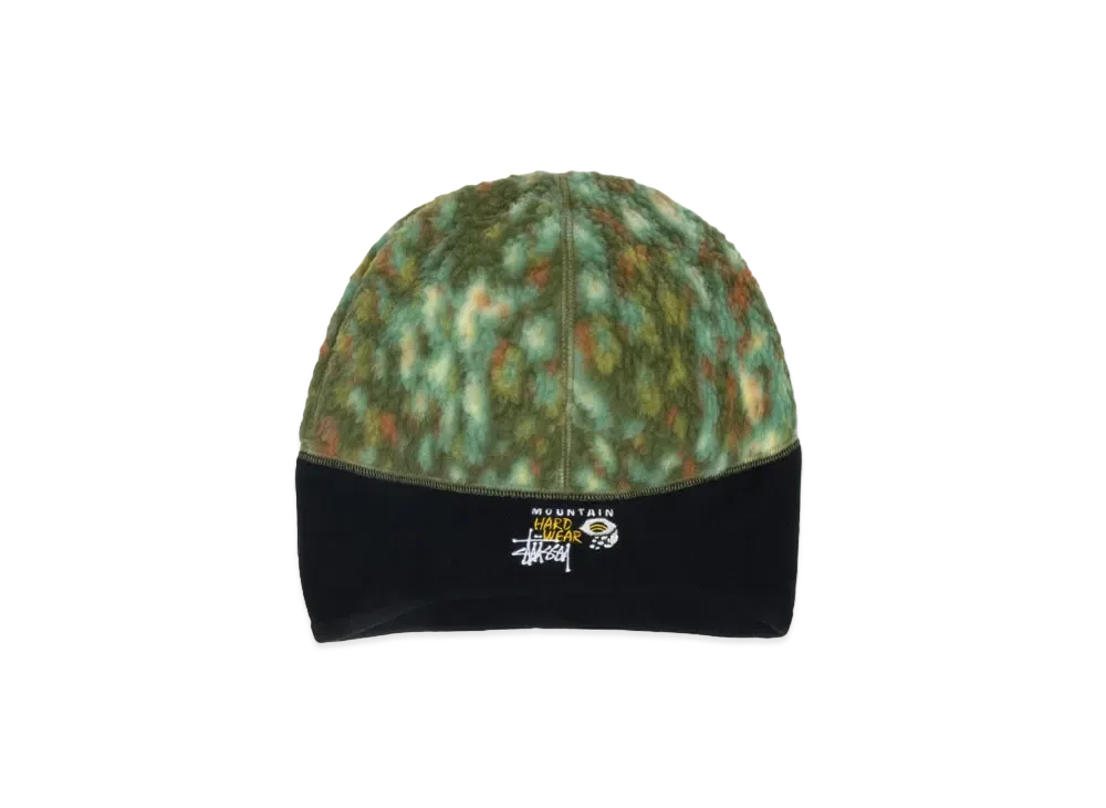 Stussy x Mountain Hardwear Fleece Skullcap "Groves Scale Print"