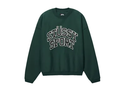 Stussy Sport Relaxed Oversized Crew "Pine"