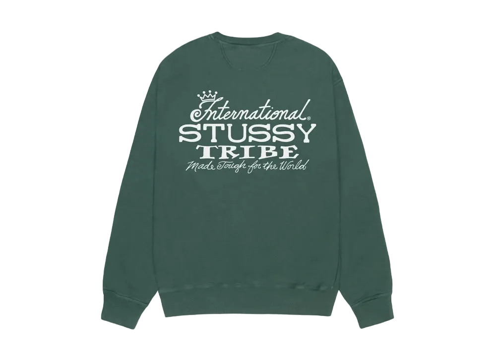 Stussy IST Crew Pigment Dyed "Forest"