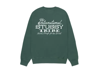 Stussy IST Crew Pigment Dyed "Forest"