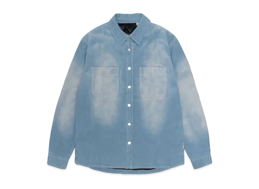 Stussy Faded Cord Overshirt "Denim Blue"