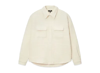 Stussy Boucle Wool CPO Shirt "Natural"