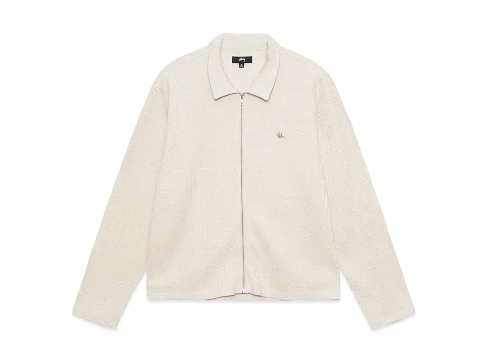 Stussy Big Thermal Zip Shirt "Natural"