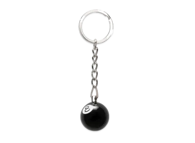 Stussy 8 Ball Keychain "Black"