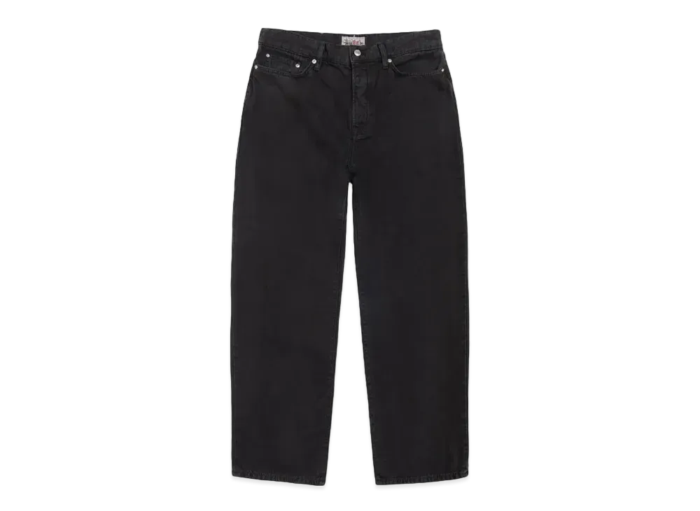 ステューシー ビッグ OL' ジーン ウォッシュド キャンバス "ブラック"