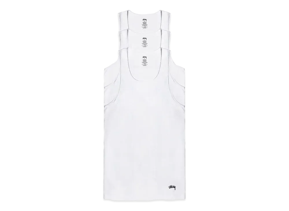 Stussy Tank Undershirts "White"