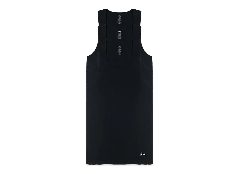 Stussy Tank Undershirts "Black"