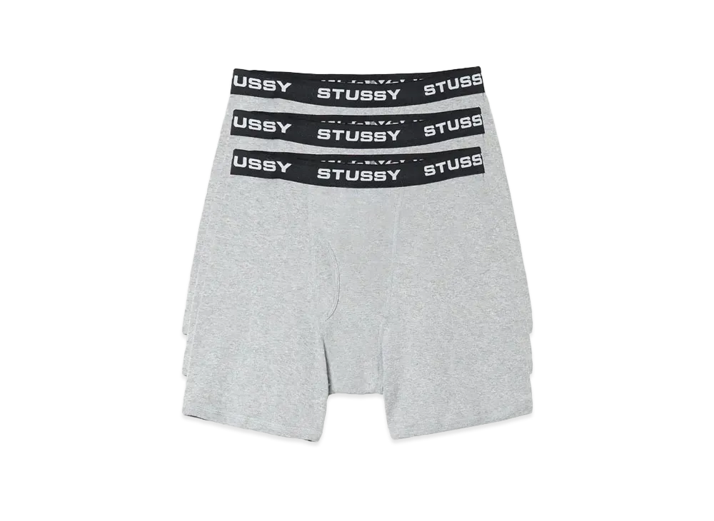 Stussy Boxer Briefs "Grey Heather"
