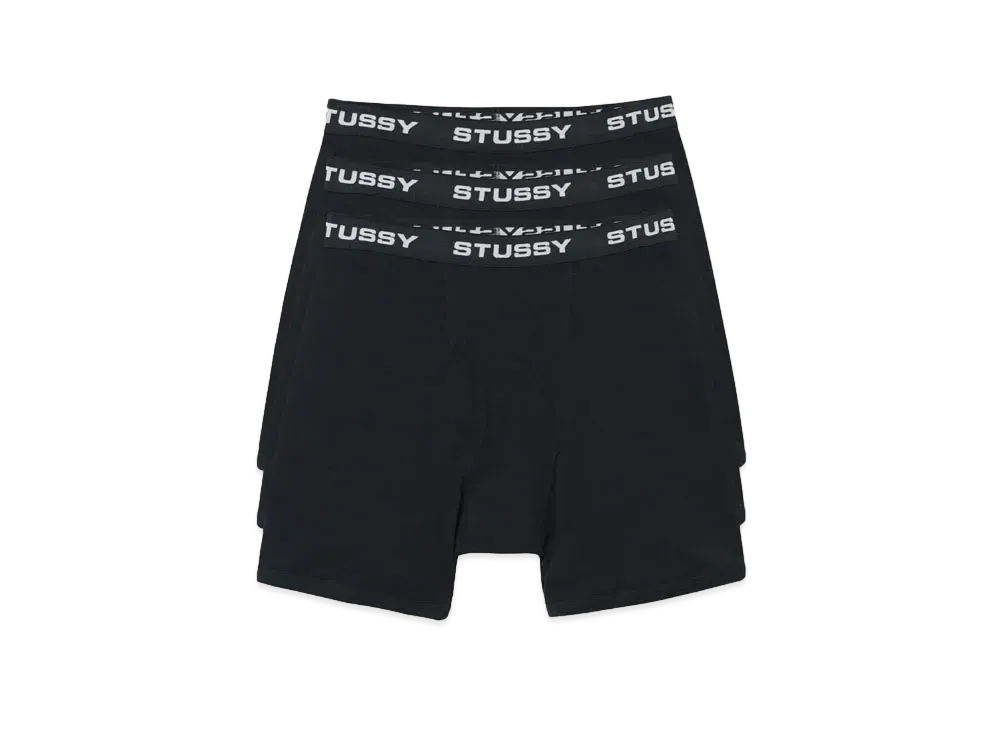 Stussy Boxer Briefs "Black"