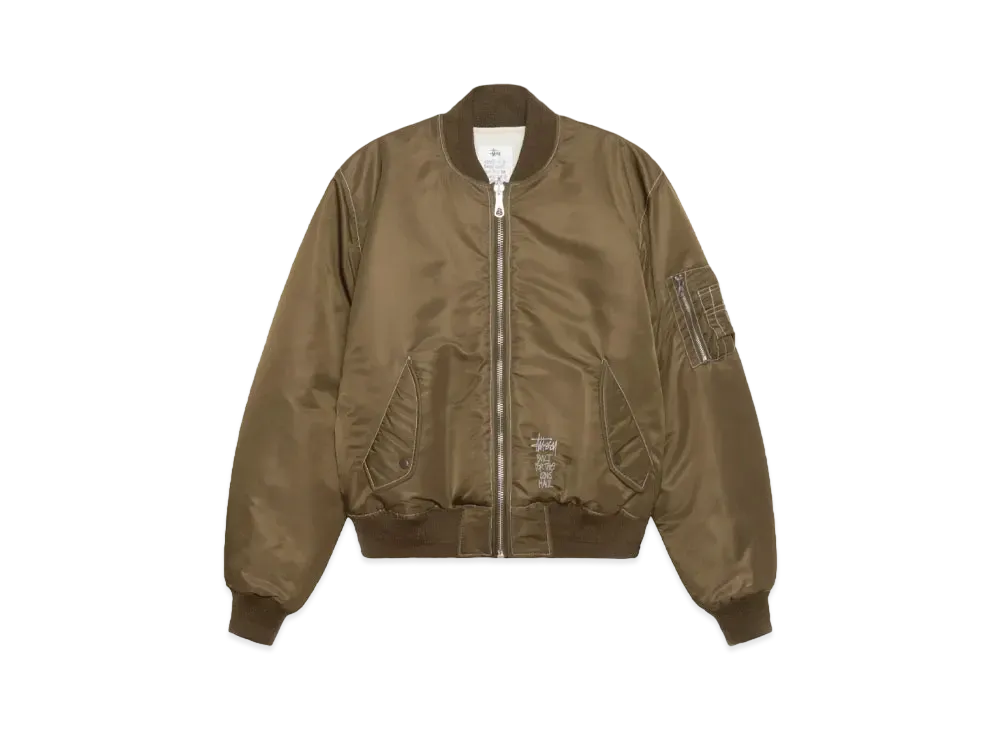 Stussy Built Reversible Bomber Jacket "Brown"