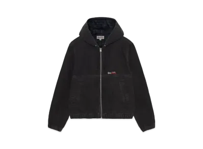 Stussy Work Jacket Denim Sherpa "Black"