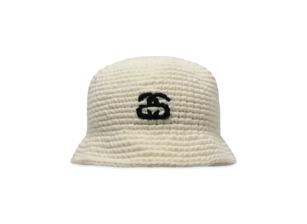 Stussy Bucket Hat SS Link Knit "Bone"