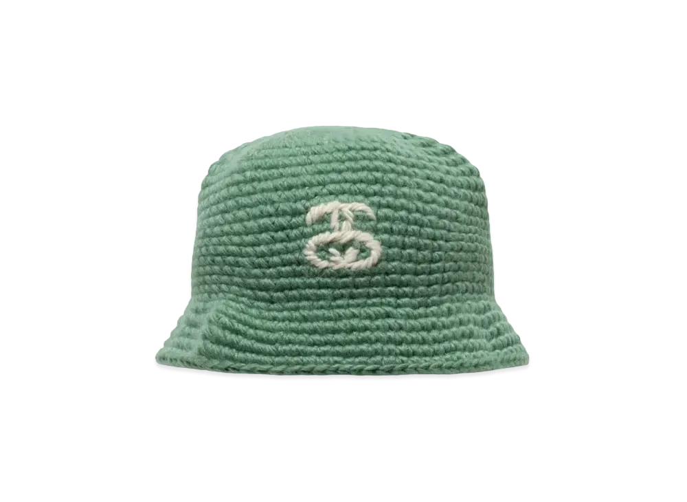 Stussy Bucket Hat SS Link Knit "Spruce"