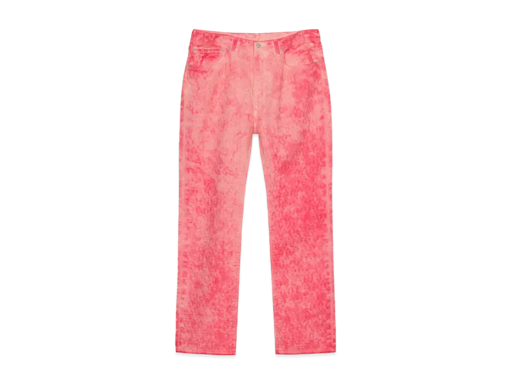 Stussy x LEVI'S Dyed Jacquard Jeans "Pink"