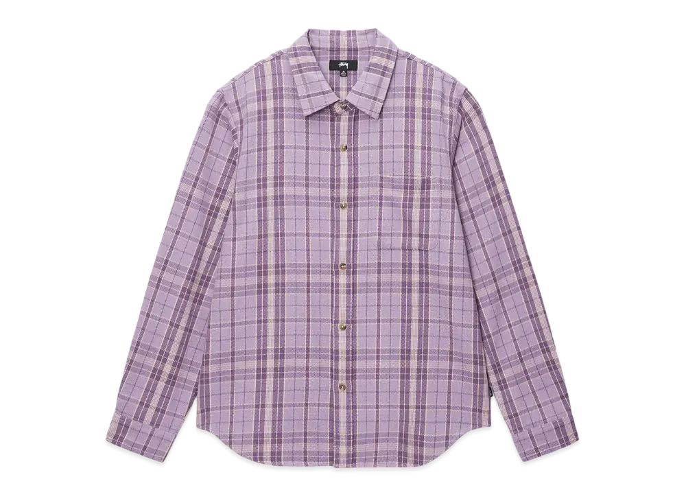Stussy Stones Plaid Shirt "Lavender"