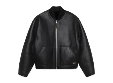 Stussy Shearling Reversible Bomber "Black"