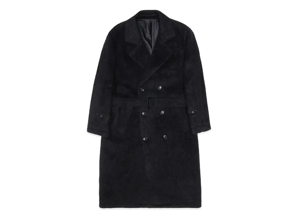Stussy Mohair Trench Coat "Black"