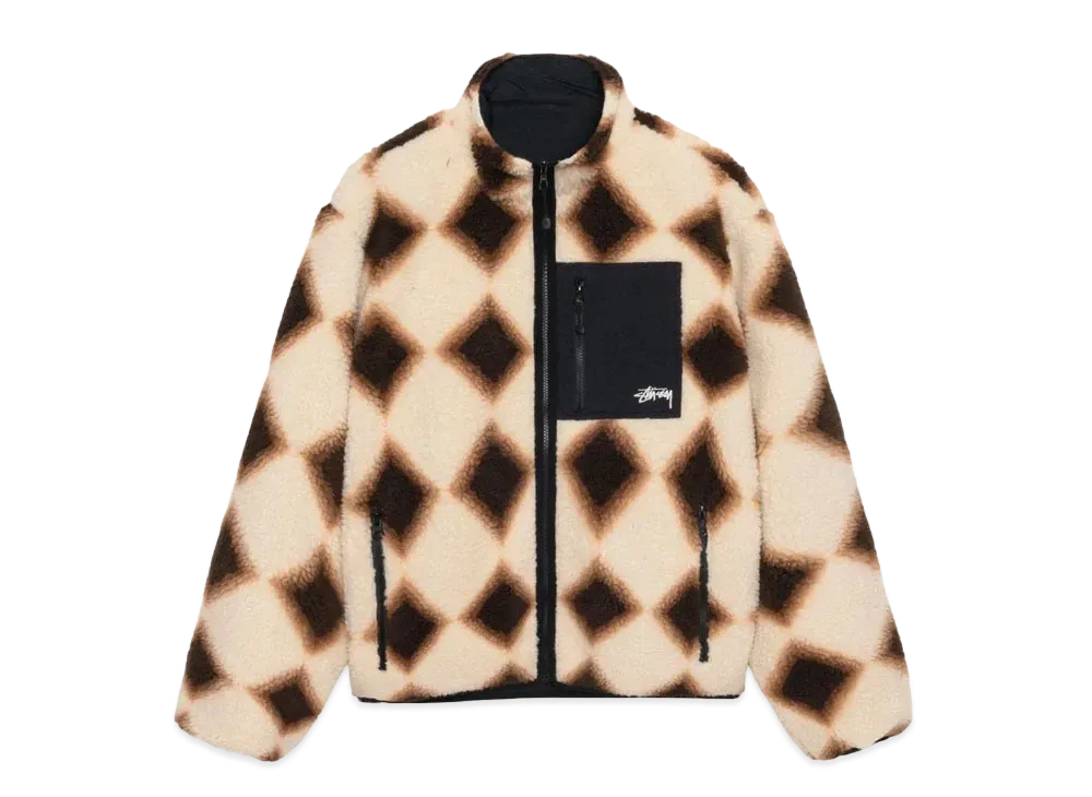 Stussy Sherpa Reversible Jacket "Tan"