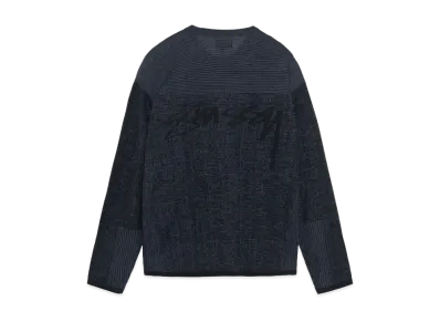 Stussy Engineered Panel Sweater "Navy"