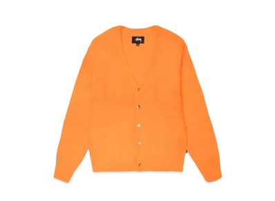 Stussy Shaggy Cardigan "Red Orange"