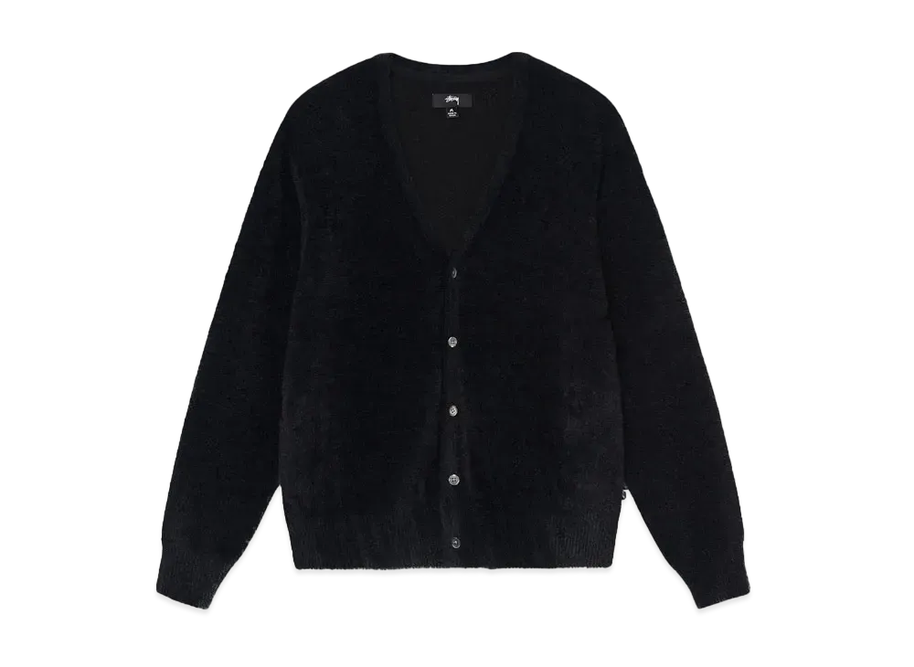 Stussy Shaggy Cardigan "Black"