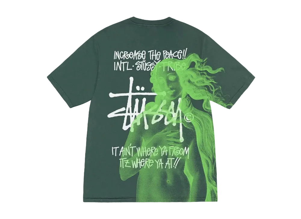 Stussy IST Venus Pigment Dyed Tee "Forest"