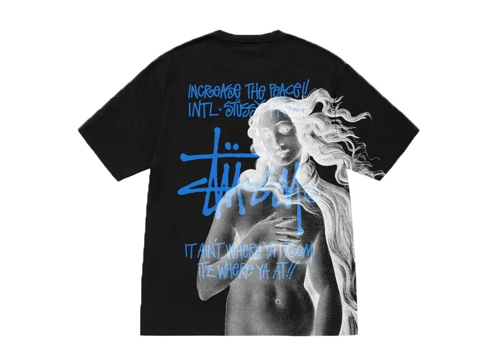 ステューシー IST ビーナス ピグメント ダイド Tシャツ "ブラック"