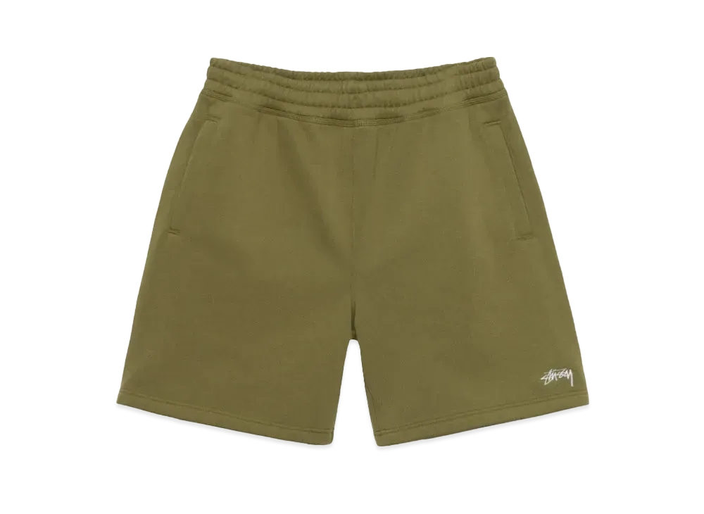 Stussy Stock Logo Sweatshort "Olive"